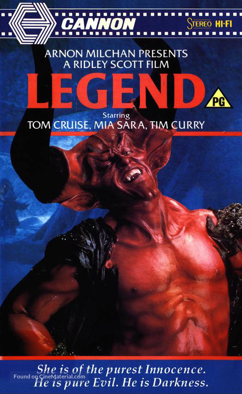 Legend - British VHS movie cover