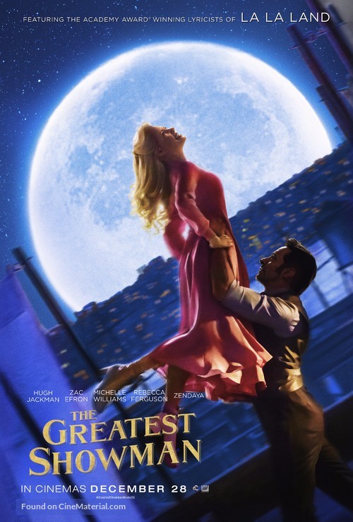 The Greatest Showman - Singaporean Movie Poster