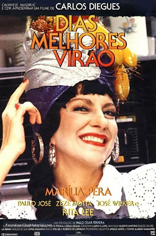 Dias Melhores Vir&atilde;o - Brazilian Movie Cover