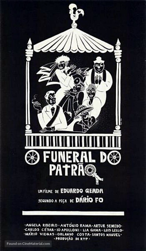 O Funeral do Patr&atilde;o - Portuguese VHS movie cover