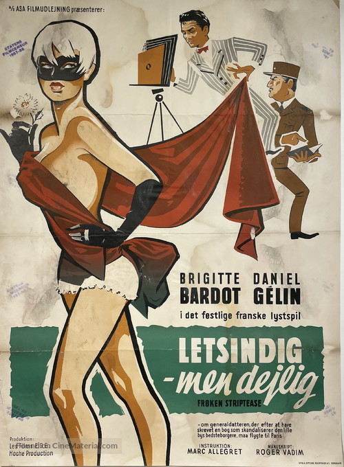 En effeuillant la marguerite - Danish Movie Poster