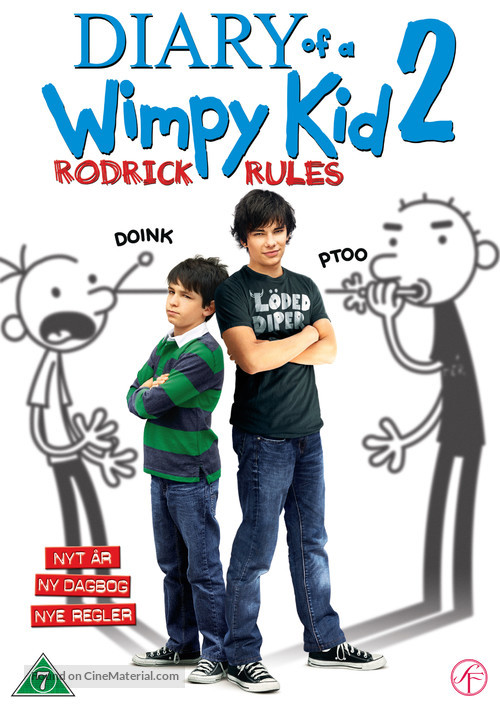 Diary of a Wimpy Kid 2: Rodrick Rules - Danish DVD movie cover