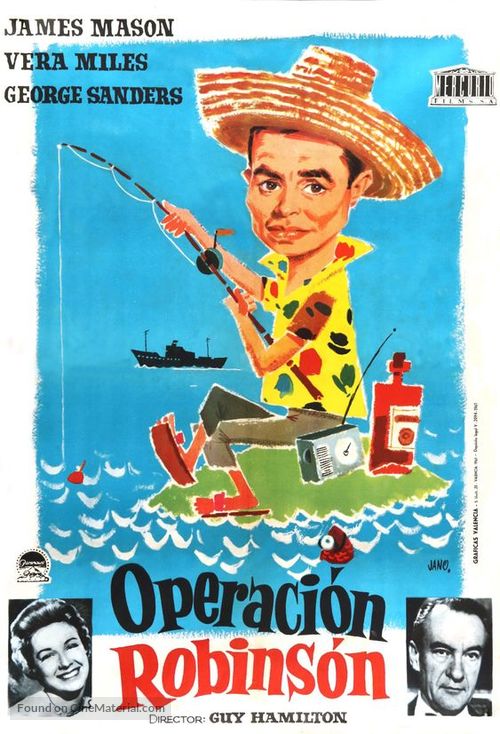A Touch of Larceny - Spanish Movie Poster
