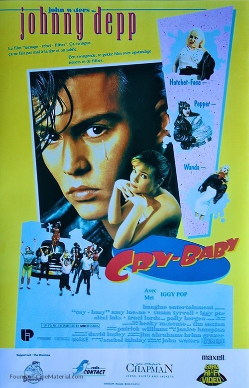 Cry-Baby - Belgian Movie Poster