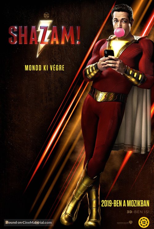 Shazam! - Hungarian Movie Poster