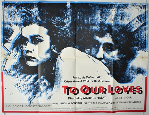 &Agrave; nos amours - British Movie Poster