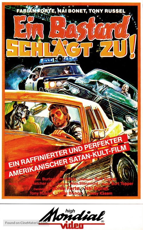 Soul Hustler - German VHS movie cover