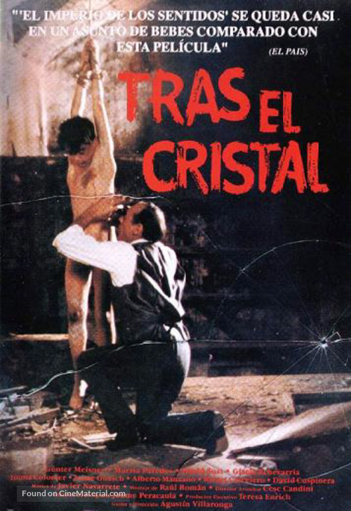 Tras el cristal - Spanish VHS movie cover