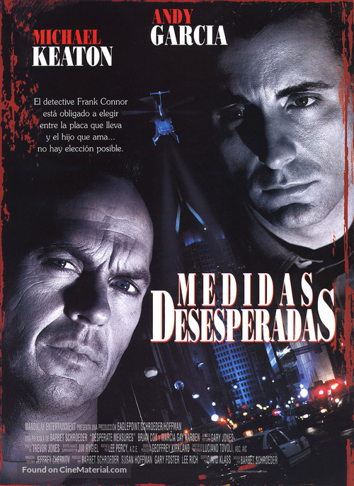Desperate Measures - Spanish Movie Poster