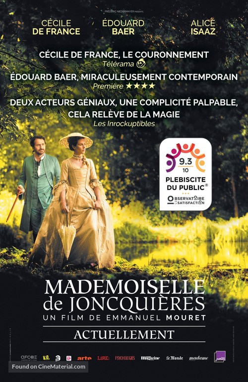 Mademoiselle de Joncqui&egrave;res - French Movie Poster