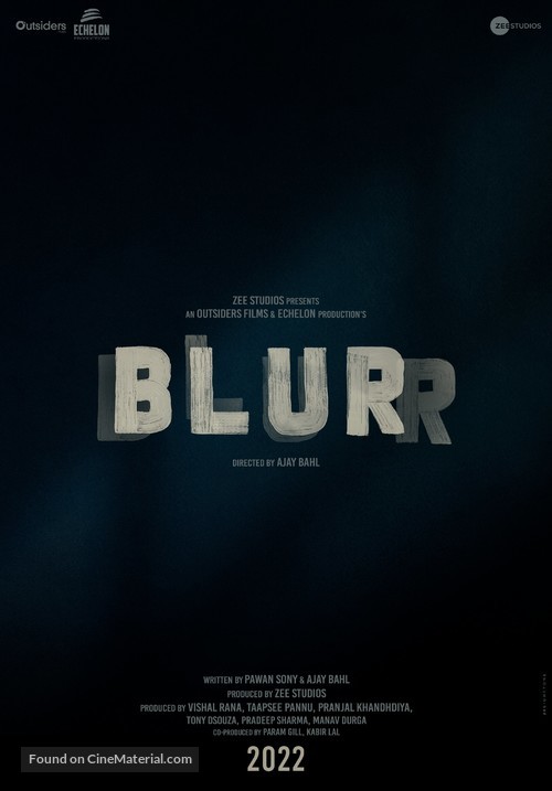 Blurr - Indian Movie Poster