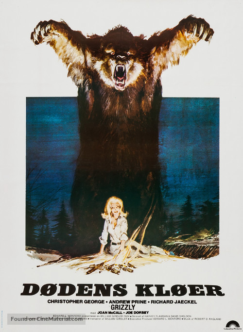 Grizzly - Danish Movie Poster