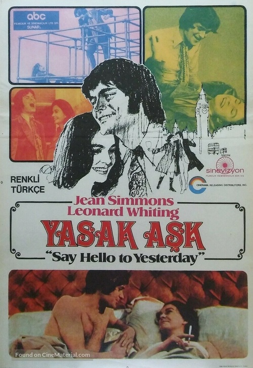 Say Hello to Yesterday - Turkish Movie Poster