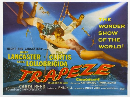 Trapeze - British Movie Poster