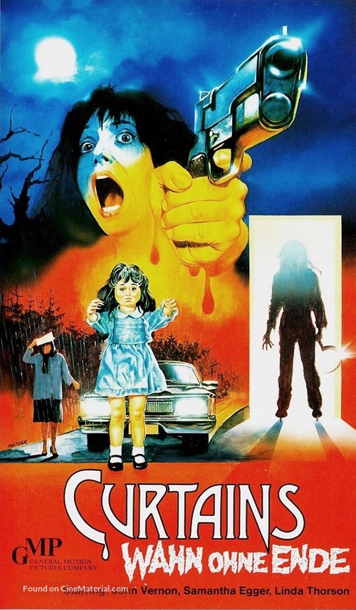 Curtains - German VHS movie cover