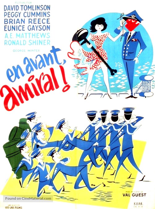 Carry on Admiral - French Movie Poster