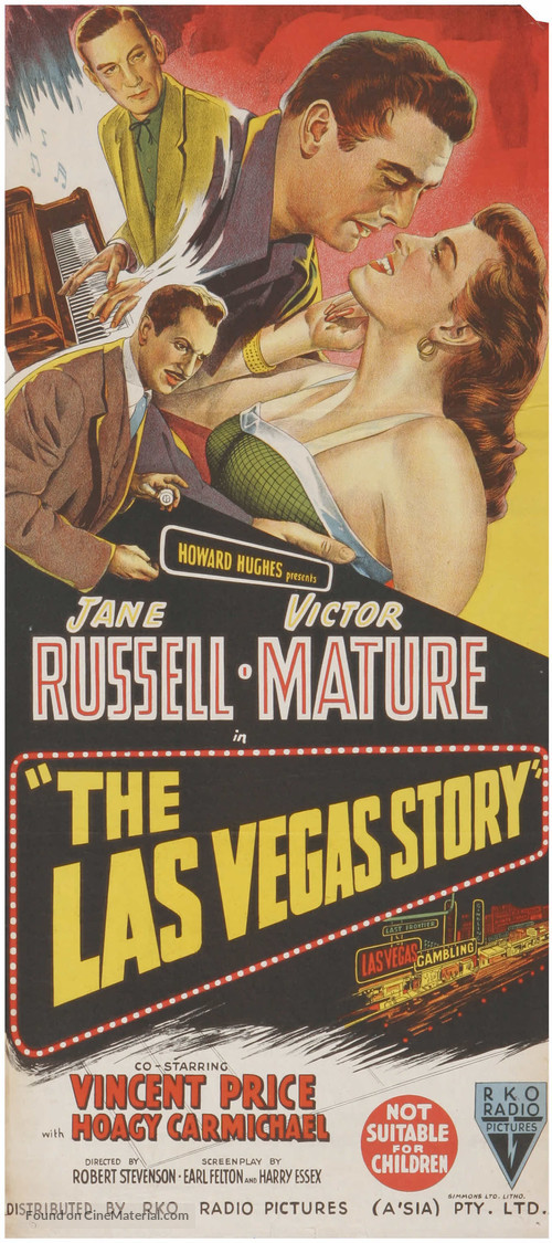 The Las Vegas Story - Australian Movie Poster