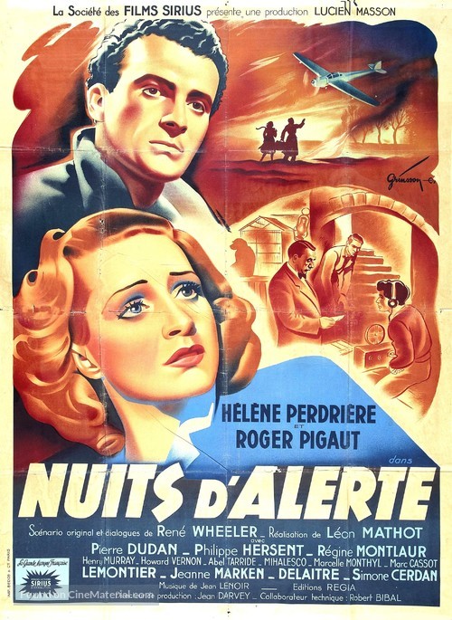 Nuits d&#039;alerte - French Movie Poster