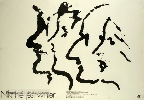 Nikt nie jest winien - Polish Movie Poster