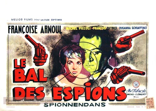 Le bal des espions - Belgian Movie Poster