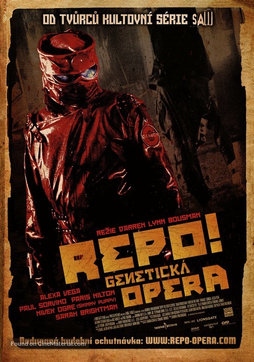 Repo! The Genetic Opera - Czech Movie Poster