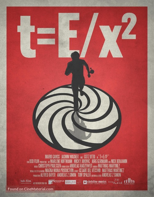 t=E/x&sup2; - German Movie Poster