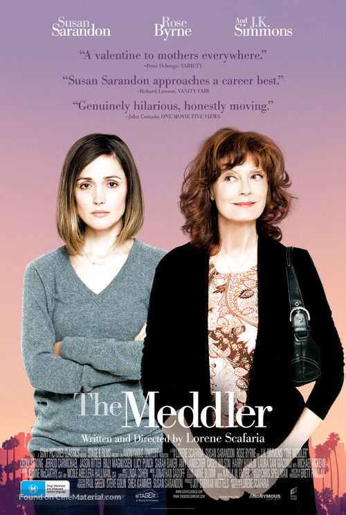 The Meddler - Australian Movie Poster
