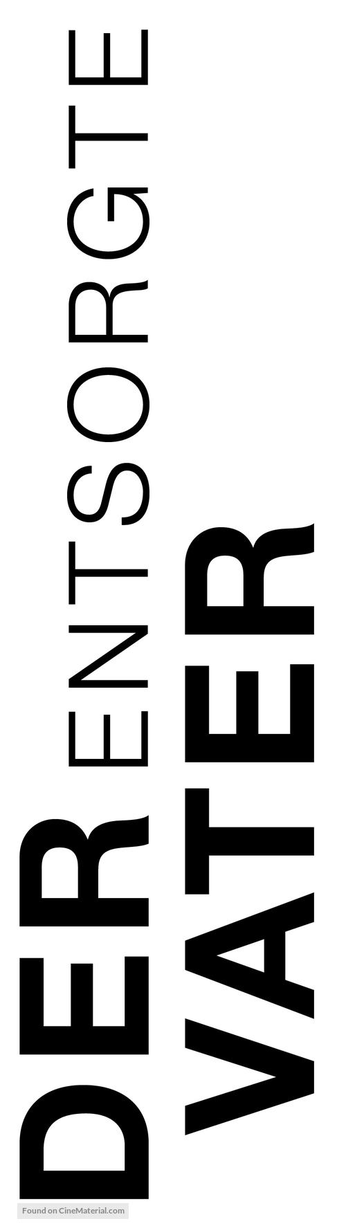 Der entsorgte Vater - German Logo