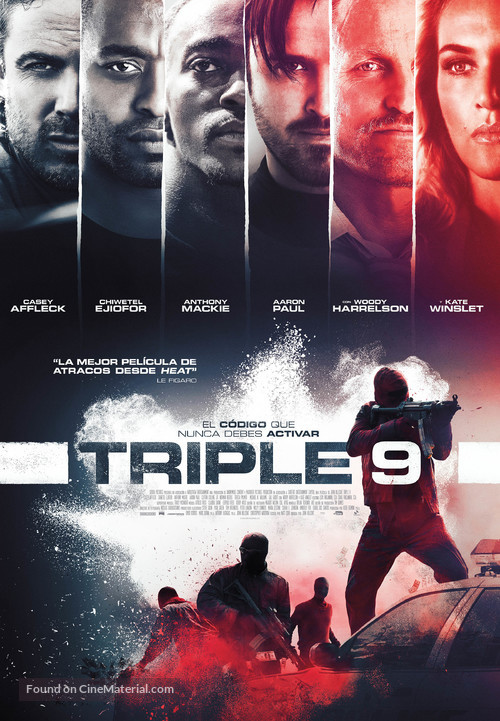 Triple 9 - Spanish Movie Poster