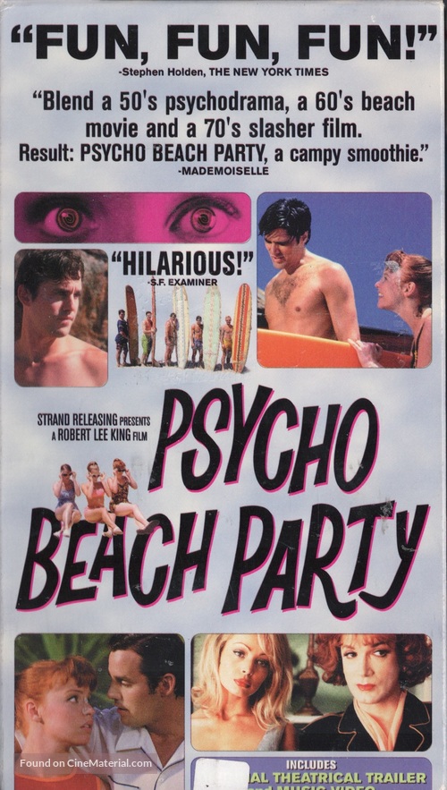 Psycho Beach Party - VHS movie cover