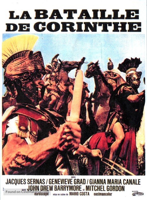 Il conquistatore di Corinto - French Movie Poster