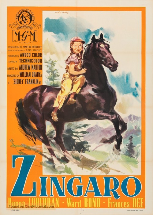 Gypsy Colt - Italian Movie Poster
