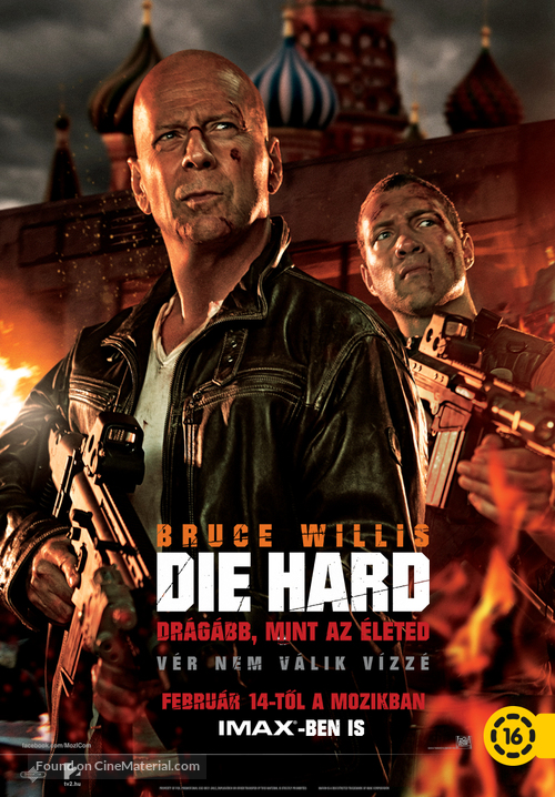 A Good Day to Die Hard - Hungarian Movie Poster