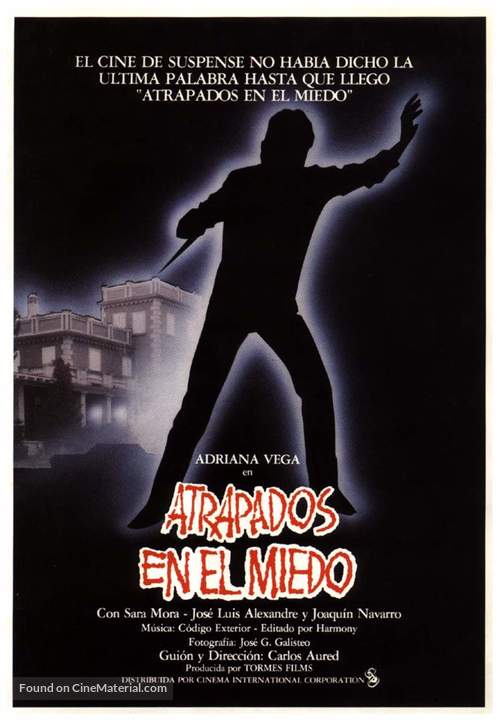 Atrapados en el miedo - Spanish Movie Poster