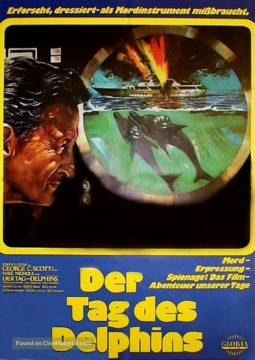 The Day of the Dolphin - German Movie Poster