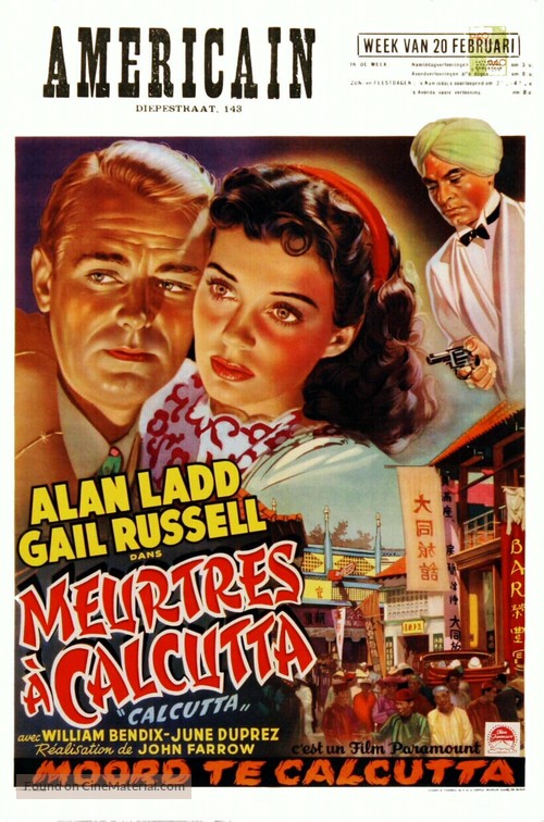 Calcutta - Belgian Movie Poster