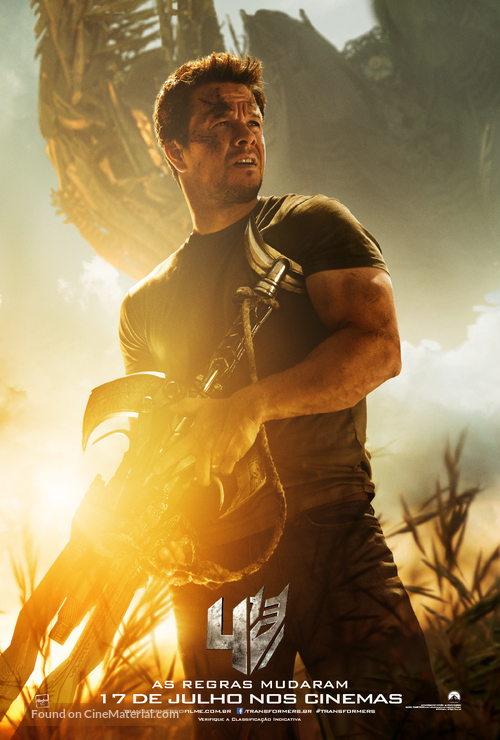 Transformers: Age of Extinction - Brazilian Movie Poster