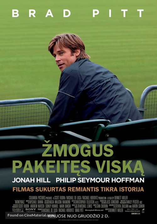 Moneyball - Lithuanian Movie Poster