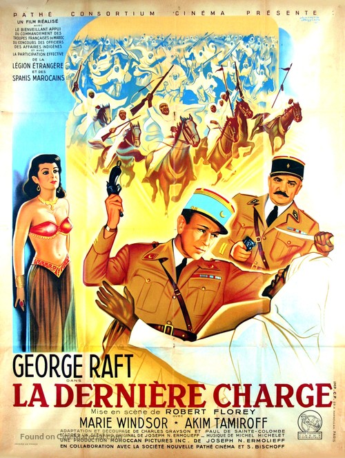 Outpost in Morocco - French Movie Poster