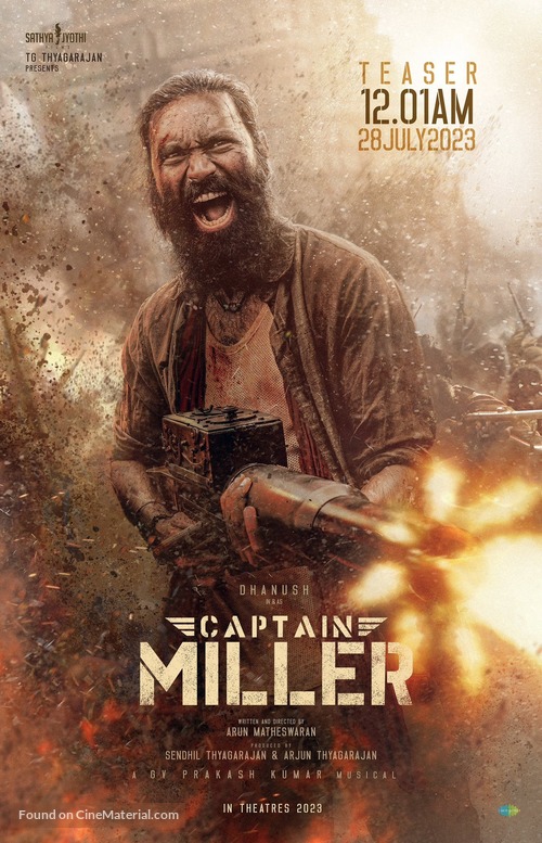 Captain Miller - Indian Movie Poster