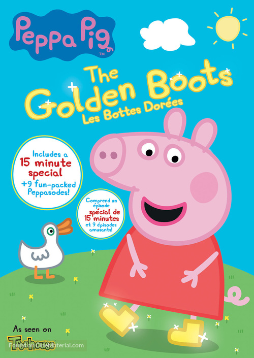 Peppa Pig: The Golden Boots - Canadian DVD movie cover