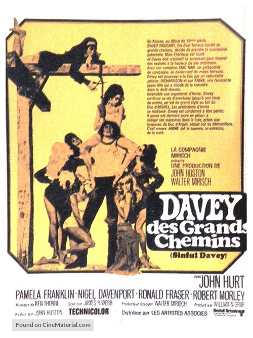 Sinful Davey - French Movie Poster