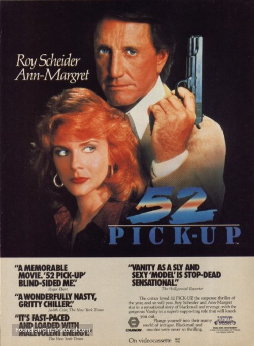 52 Pick-Up - Movie Poster