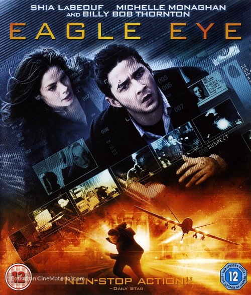 Eagle Eye - British Blu-Ray movie cover