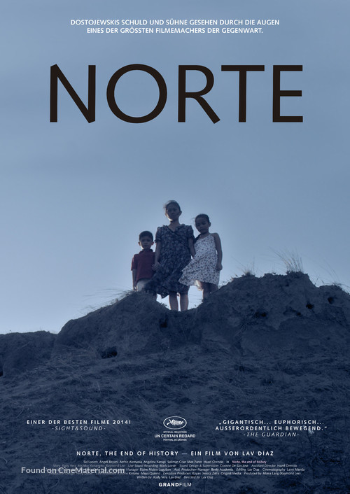 Norte, hangganan ng kasaysayan - German Movie Poster