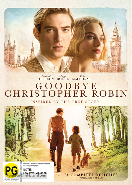 Goodbye Christopher Robin - New Zealand DVD movie cover