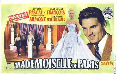 Mademoiselle de Paris - Spanish Movie Poster
