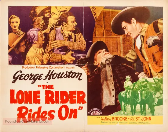 The Lone Rider Rides On (1941) movie poster