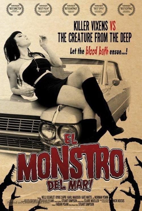 El monstro del mar! - Australian Movie Poster