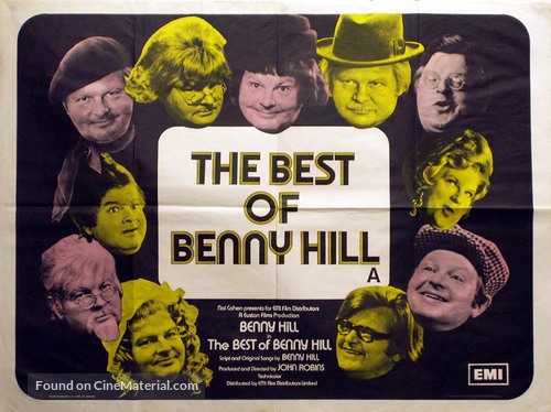 The Best of Benny Hill - British Movie Poster